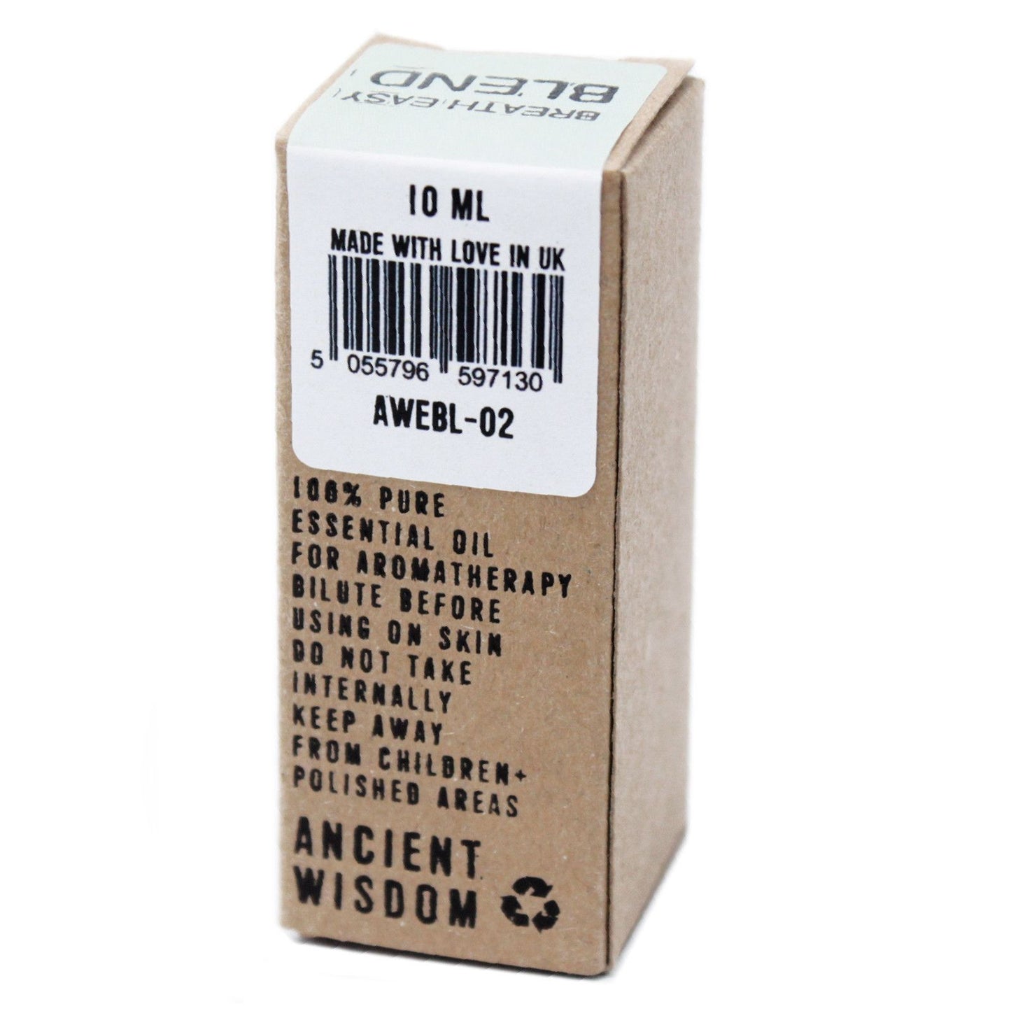 Breath Easy Etherische Oliemix - verpakt - 10 ml