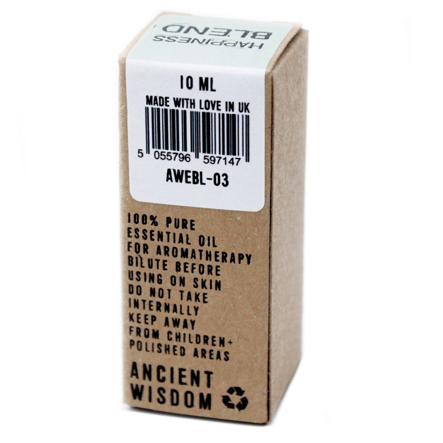 Happiness Etherische Oliemix - verpakt - 10 ml