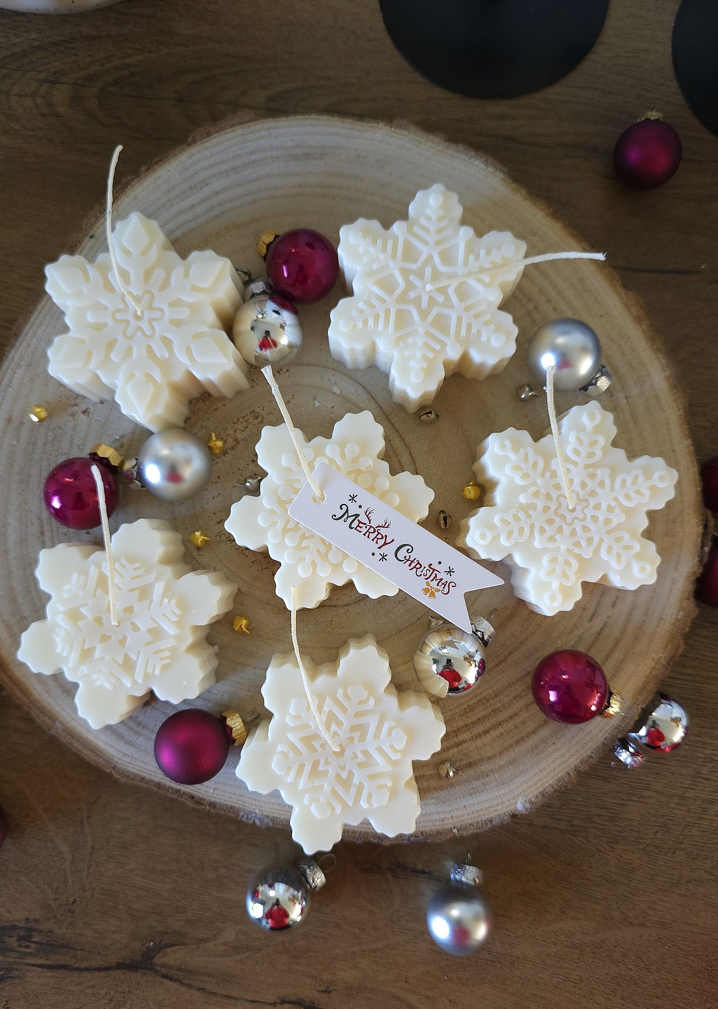  Christmas Snowflake Set van 6 