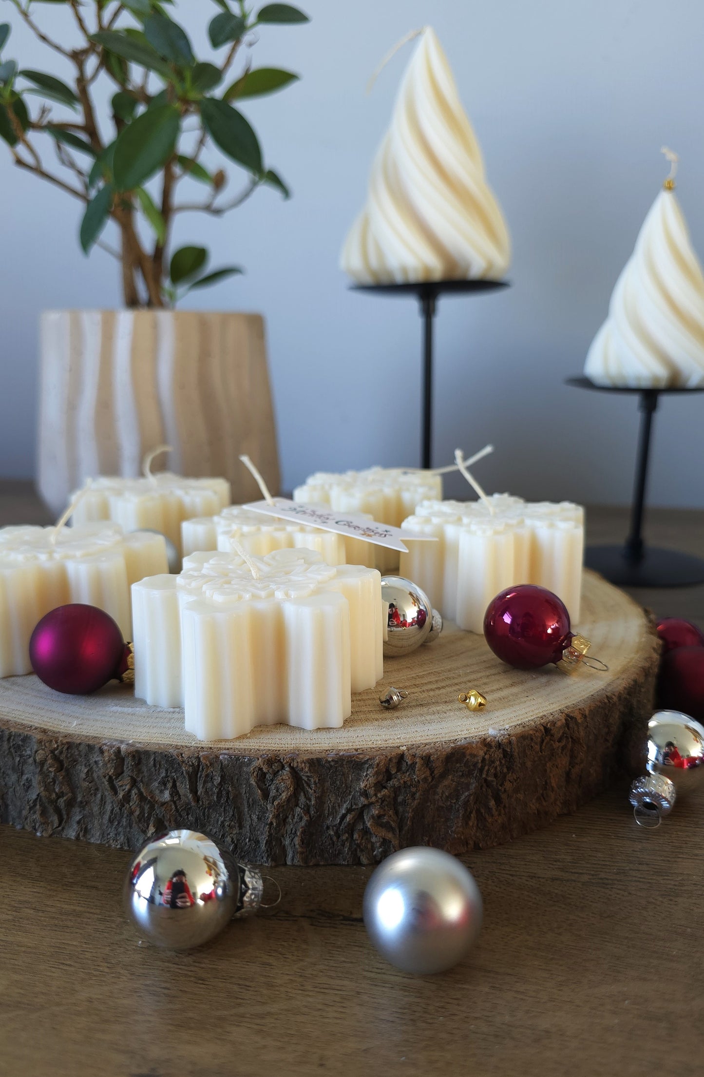  Christmas Snowflake Set van 6 