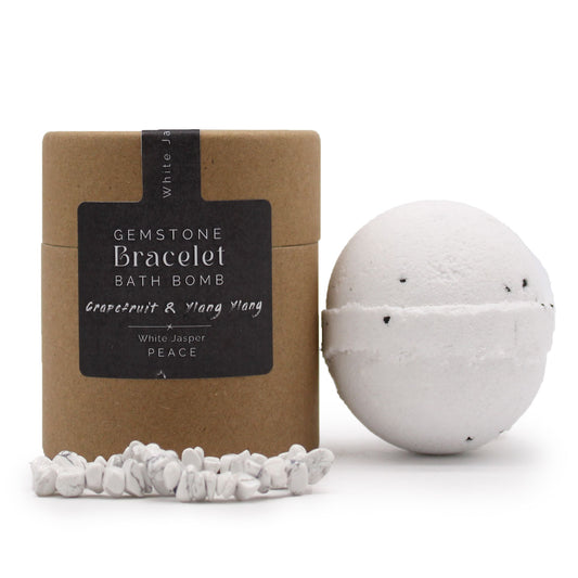 White Jasper Edelsteen Badbom