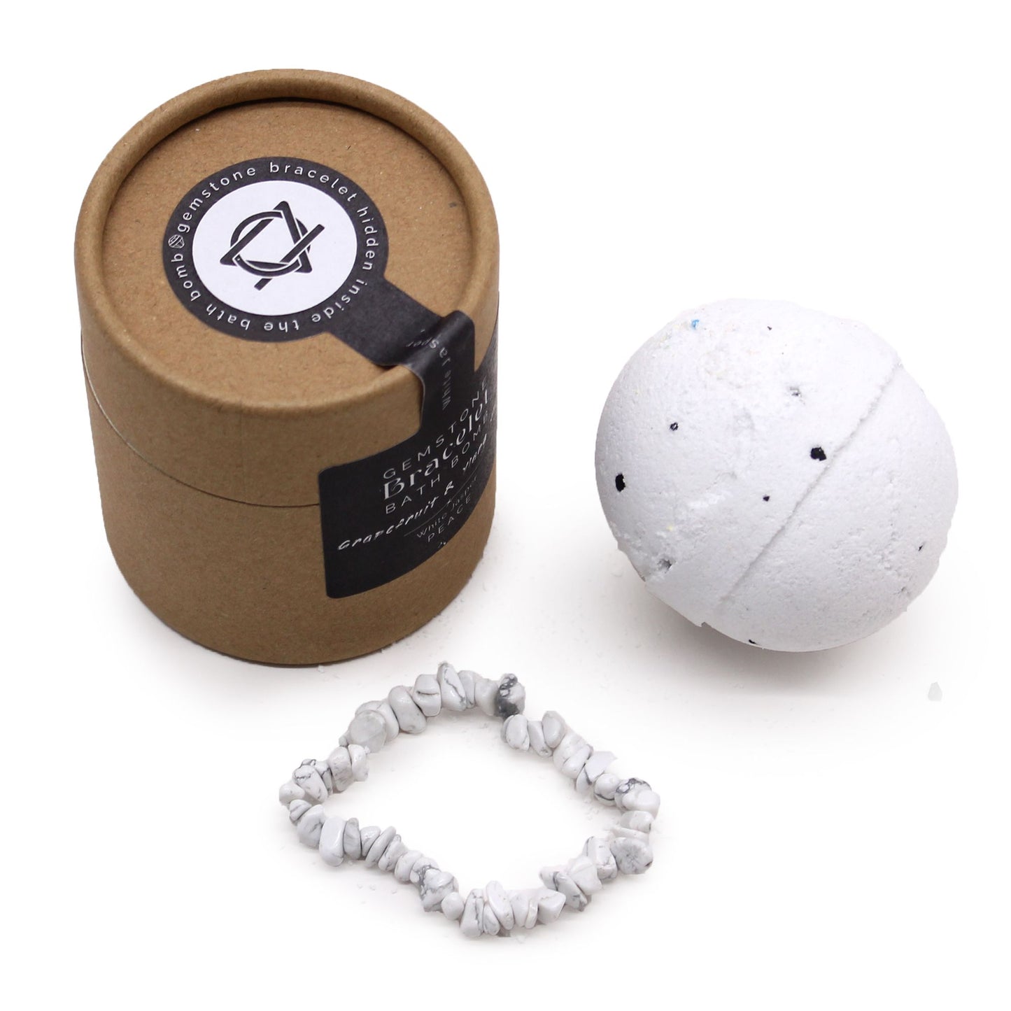White Jasper Edelsteen Badbom